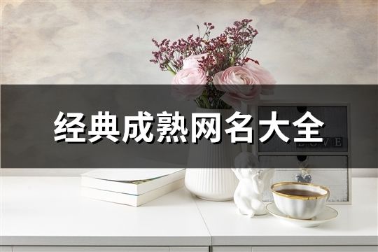 經(jīng)典成熟網(wǎng)名大全(共172個)