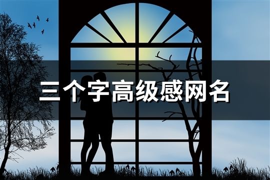 三個字高級感網(wǎng)名(92個)