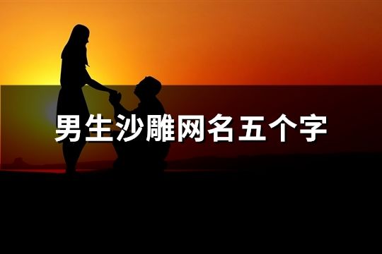 男生沙雕網(wǎng)名五個字(共117個)