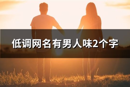 低調網名有男人味2個字(125個)