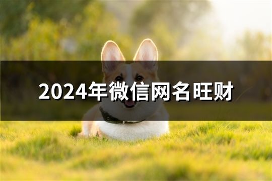 2024年微信網名旺財(共154個)