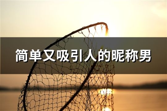 簡單又吸引人的昵稱男(精選53個)