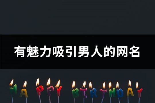 有魅力吸引男人的網名(精選112個)