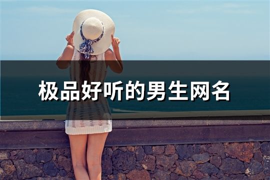 極品好聽的男生網名(精選173個)