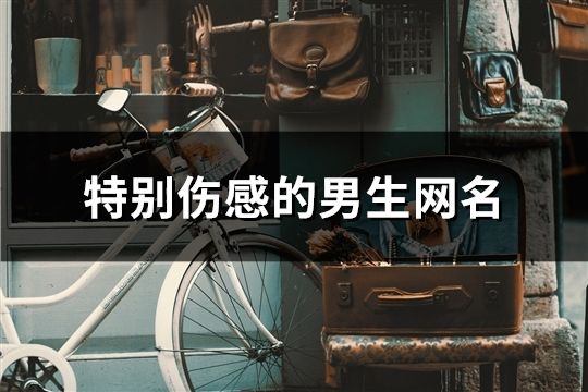 特別傷感的男生網名(精選139個)