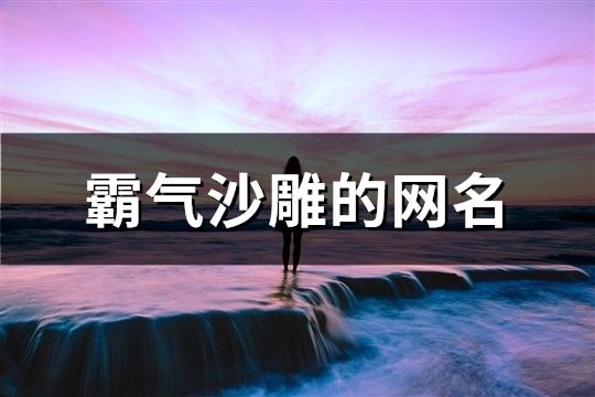 霸氣沙雕的網(wǎng)名(147個(gè))