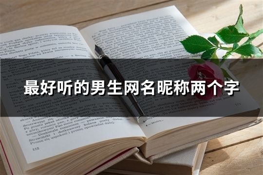 最好聽的男生網名昵稱兩個字(47個)