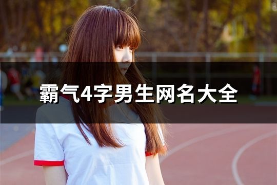霸氣4字男生網(wǎng)名大全(196個(gè))