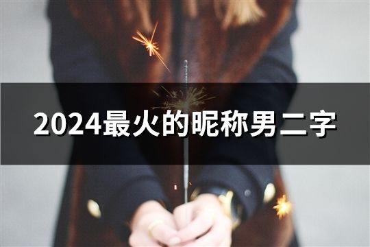 2024最火的昵稱男二字(30個(gè))