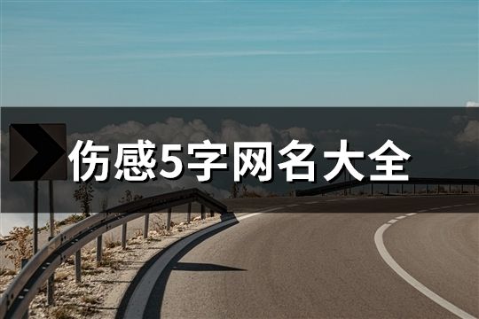 傷感5字網(wǎng)名大全(共86個(gè))