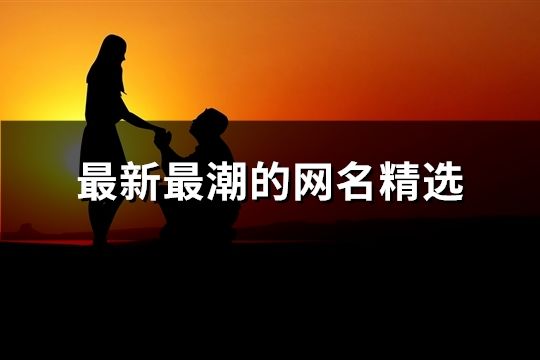 最新最潮的網名精選(共124個)