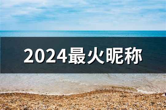 2024最火昵稱(53個)