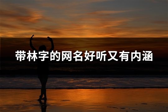帶林字的網名好聽又有內涵(42個)