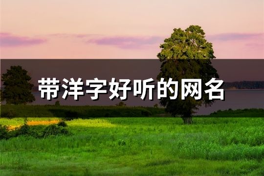 帶洋字好聽的網名(共191個)