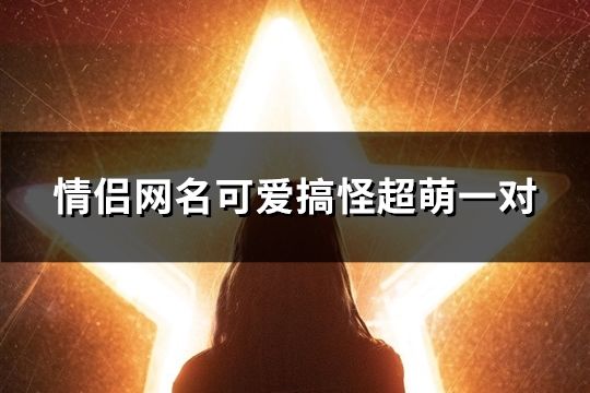情侶網名可愛搞怪超萌一對(94對)