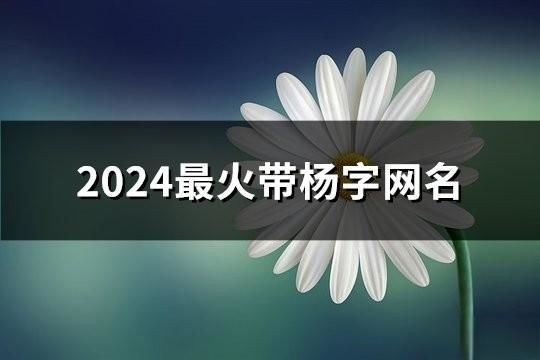 2024最火帶楊字網名(181個)