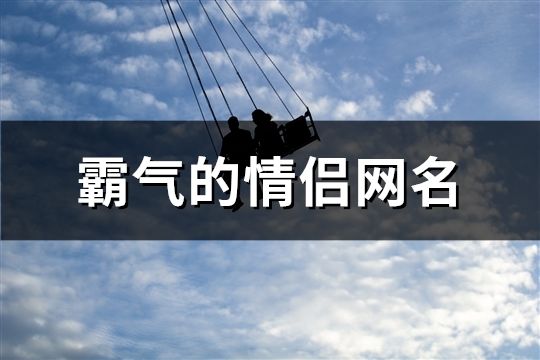 霸氣的情侶網名(200對)