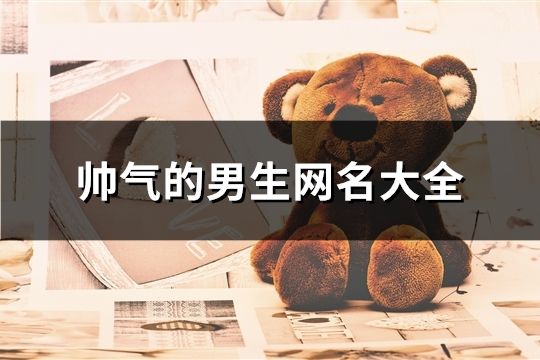 帥氣的男生網(wǎng)名大全(共158個(gè))