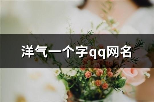 洋氣一個字qq網(wǎng)名(精選186個)