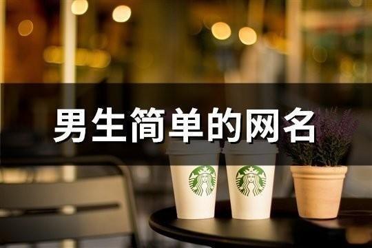 男生簡單的網名(167個)