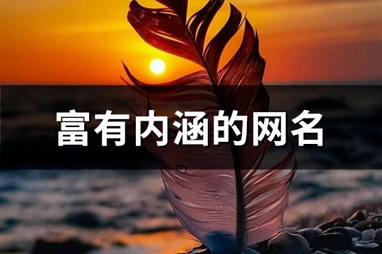 富有內(nèi)涵的網(wǎng)名(精選127個(gè))