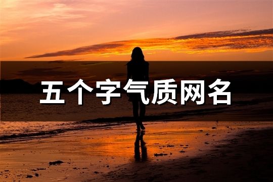 五個字氣質網名(精選136個)