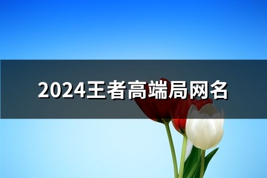 2024王者高端局網名(精選145個)