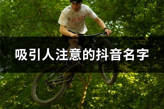吸引人注意的抖音名字(精選114個(gè))