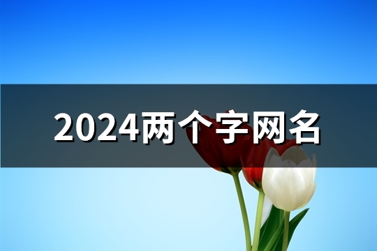 2024兩個字網名(3040個)