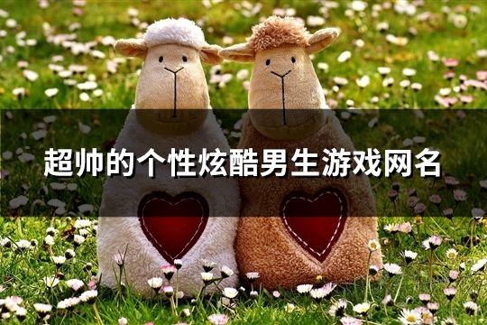 超帥的個性炫酷男生游戲網名(1133個)