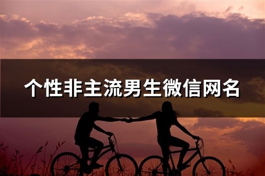 個性非主流男生微信網名(331個)