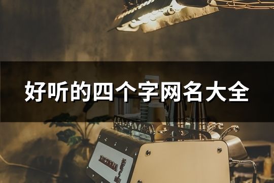 好聽的四個字網名大全(2446個)