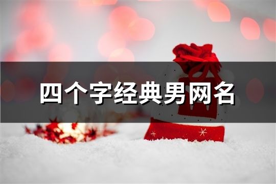 四個字經典男網名(1017個)