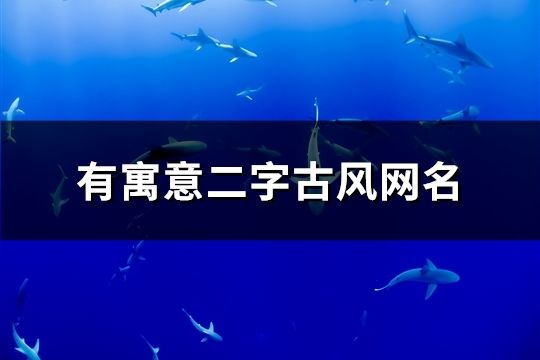 有寓意二字古風(fēng)網(wǎng)名(647個)