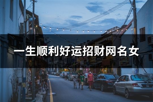 一生順利好運(yùn)招財(cái)網(wǎng)名女(共47個(gè))