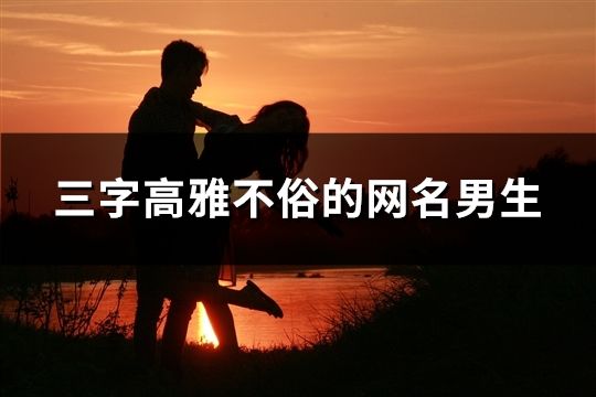 三字高雅不俗的網名男生(41個) 三字高雅不俗的網名男生(41個)