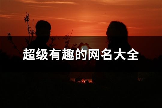 超級有趣的網名大全(精選265個)