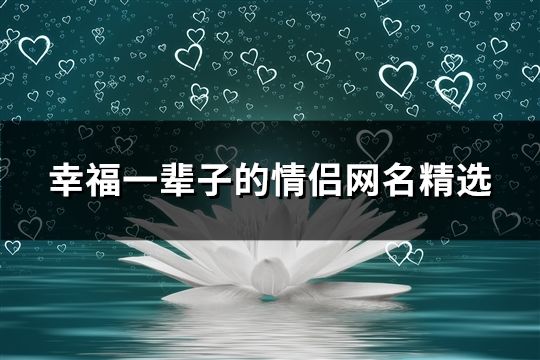 幸福一輩子的情侶網名精選(268個)
