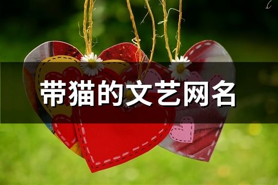 帶貓的文藝網名(精選170個)
