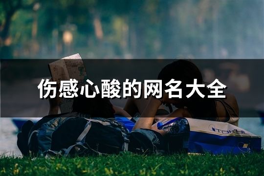 傷感心酸的網名大全(共1030個)