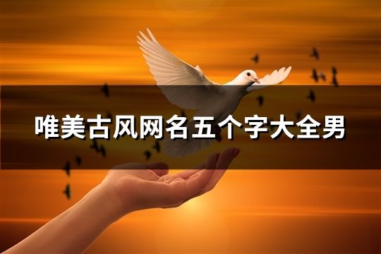唯美古風網名五個字大全男(60個)