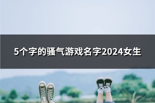 5個字的騷氣游戲名字2024女生(60個)