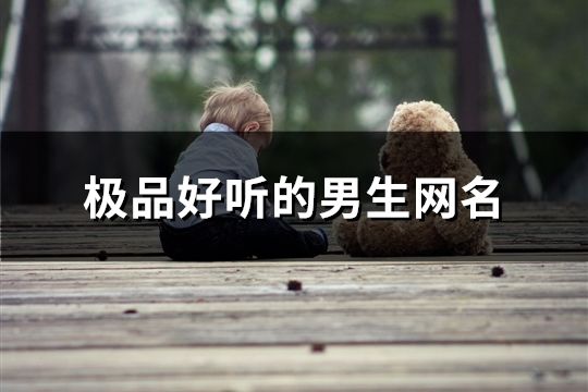 極品好聽的男生網名(719個)