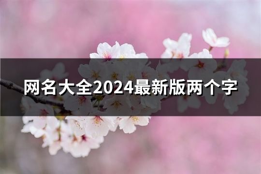 網名大全2024最新版兩個字(共38個) 網名大全2024最新版兩個字(共38個)