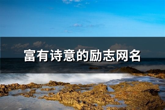 富有詩意的勵志網名(共169個)