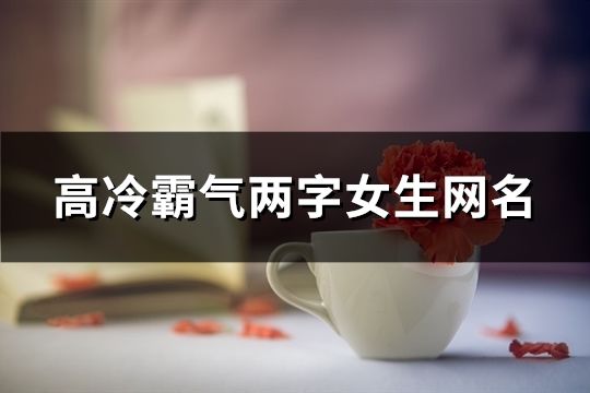 高冷霸氣兩字女生網名(精選962個)