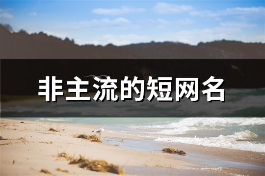 非主流的短網(wǎng)名(精選644個)