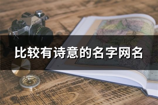 比較有詩(shī)意的名字網(wǎng)名(673個(gè))