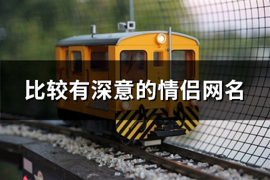 比較有深意的情侶網名(精選226對)