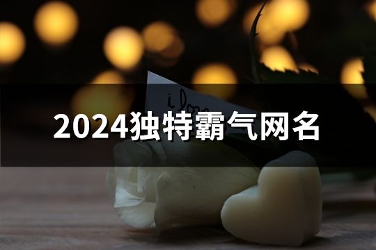 2024獨特霸氣網名(89個)